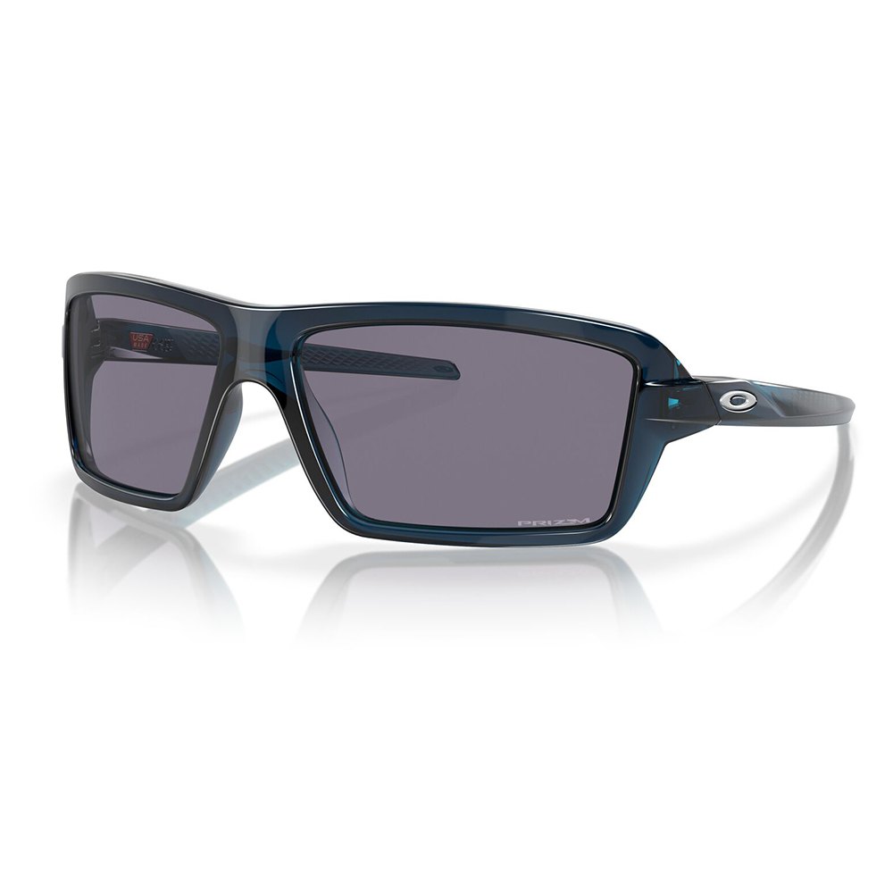 Купить Oakley OO9129-1763 Солнцезащитные очки Cables  Trans Poseidon Prizm Grey/CAT3 7ft.ru в интернет магазине Семь Футов