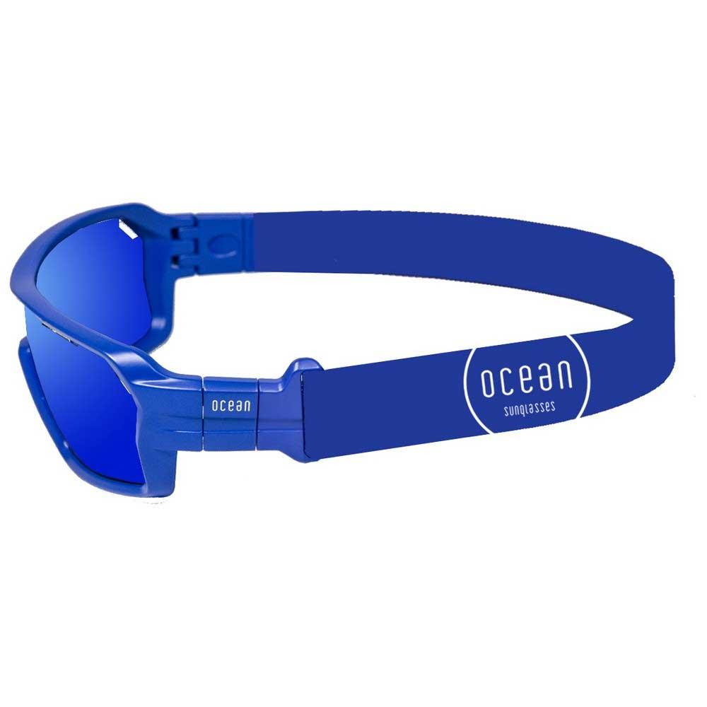 Купить Ocean sunglasses 3700.3X поляризованные солнцезащитные очки Chameleon Matte Blue Blue Strap/CAT3 7ft.ru в интернет магазине Семь Футов