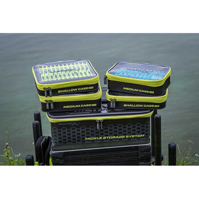 Купить Matrix fishing GLU153 EVA Сумка Tackle Stack Бесцветный Black / Lime 7ft.ru в интернет магазине Семь Футов