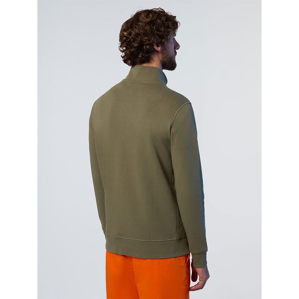 Купить North sails 691221-0441-M Свитер на молнии Basic Зеленый Dusty Olive M 7ft.ru в интернет магазине Семь Футов