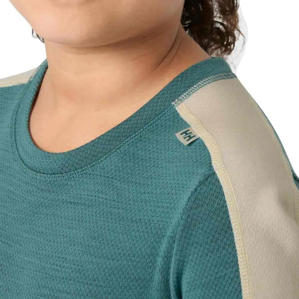 Купить Helly hansen 49403-494-13 Комплект термобелья с длинным рукавом Lifa merino midweight Opal Green 30x22x4 13 Years 7ft.ru в интернет магазине Семь Футов
