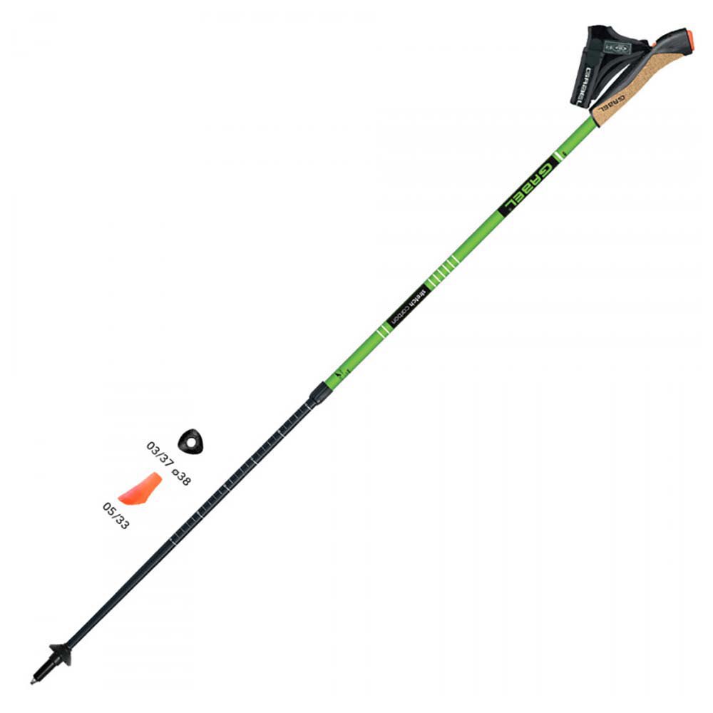 Купить Gabel 700835260 Stretch Carbon столбы  Green 52-130 cm 7ft.ru в интернет магазине Семь Футов