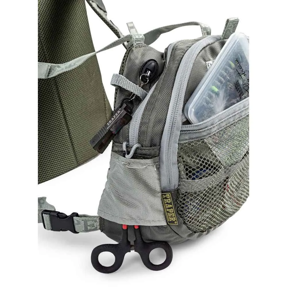 Купить Traper fly 81356 Жилет Active Chest Pack Серый  Grey 7ft.ru в интернет магазине Семь Футов