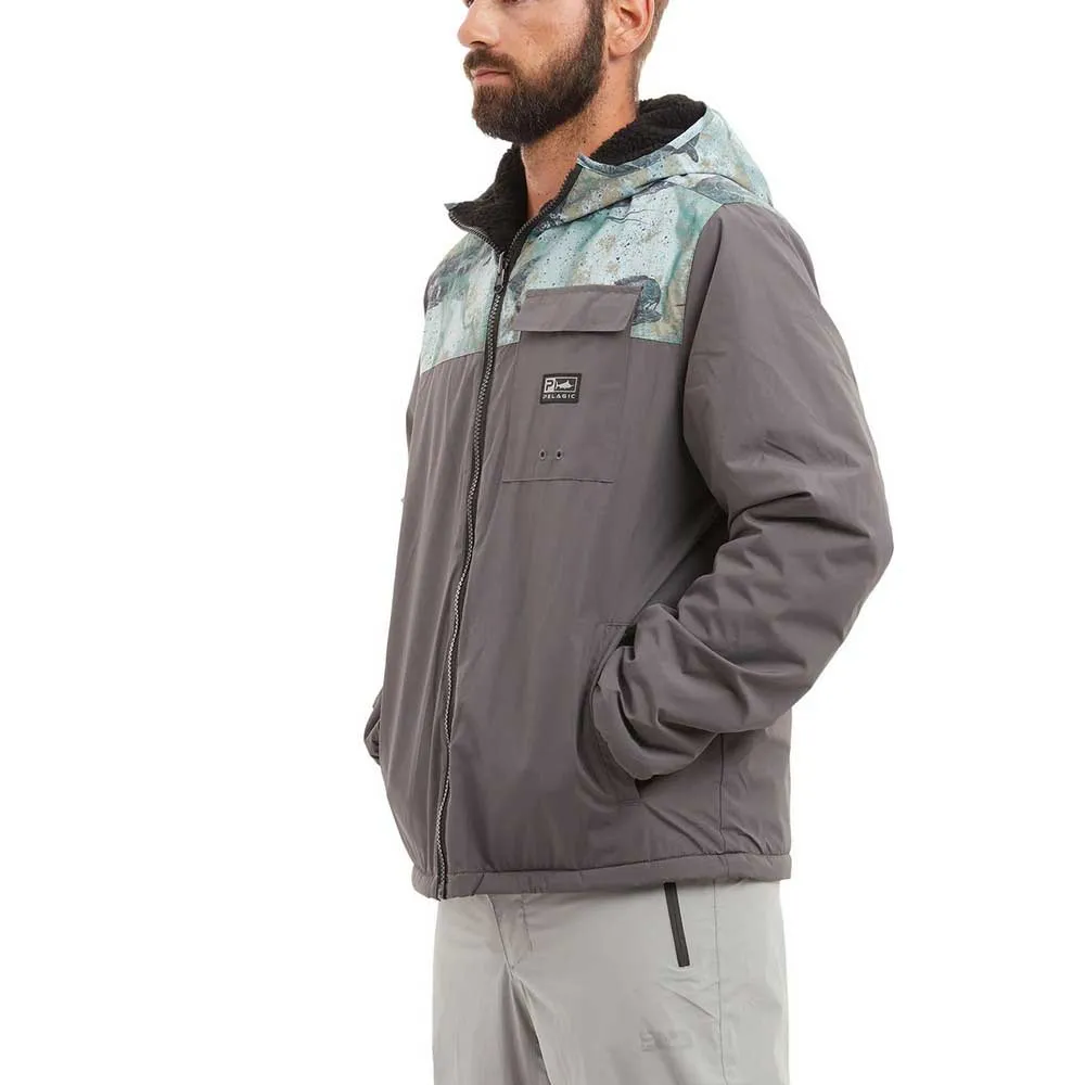 Купить Pelagic 1051223001-gra-s Куртка Lunker Reverse Sherpa Graphite 60x40x25 7ft.ru в интернет магазине Семь Футов