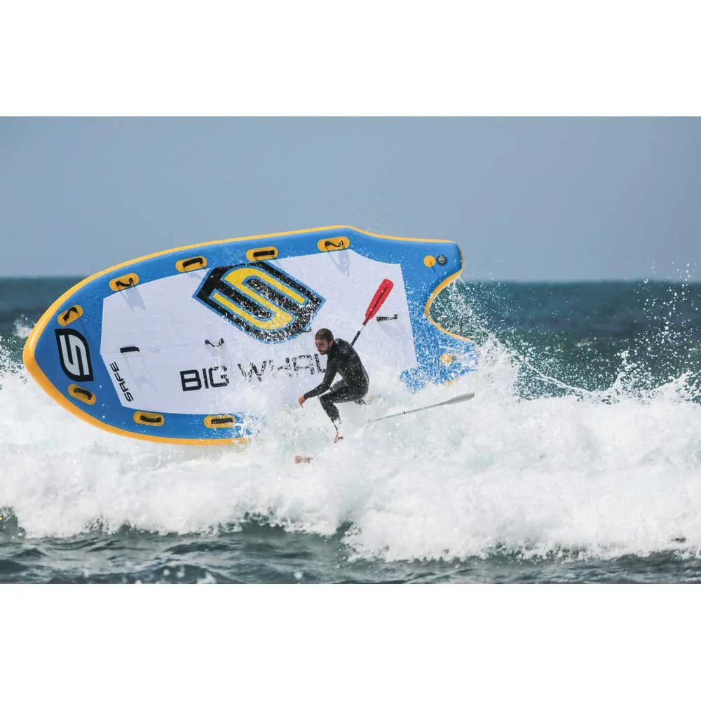 Купить Safe waterman hz100.025 Надувной комплект для падлбординга Big Whale 8P 17´0´´ Blue / Yellow 90x55x23 518.2 cm 7ft.ru в интернет магазине Семь Футов