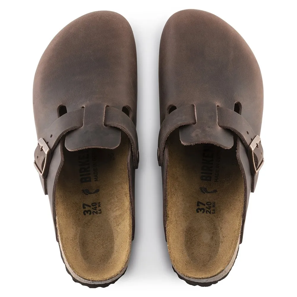 Купить Birkenstock 0860133-38 Деревянные башмаки Boston Waxy Etroit Habana 35x25x15 EU 38 7ft.ru в интернет магазине Семь Футов