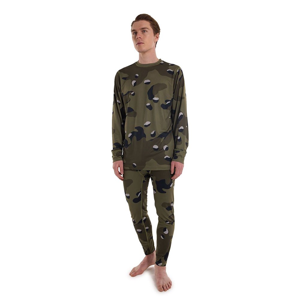 Купить Burton 10257110969-L Базовый слой с длинным рукавом Midweight Crew Зеленый Forest Moss Cookie Camo L 7ft.ru в интернет магазине Семь Футов