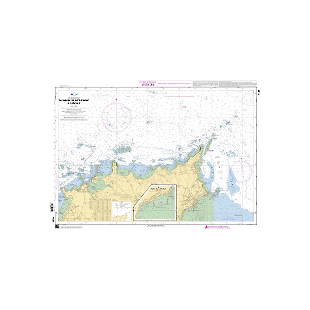 Купить Plastimo 1036990CA Pointe De Penmarc´h-Gironde Shom 6990 Морские карты 84 x 120 cm 7ft.ru в интернет магазине Семь Футов