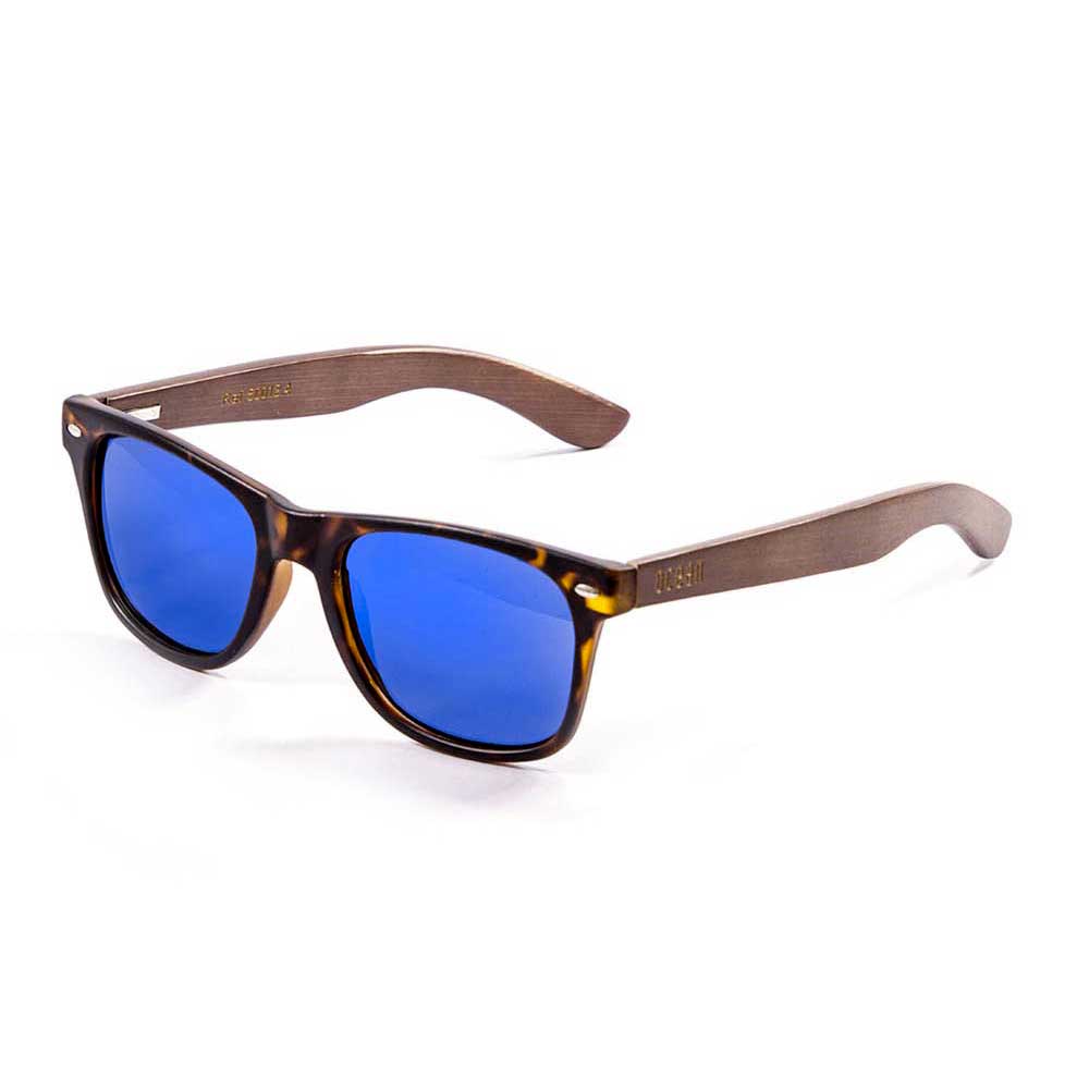 Купить Ocean sunglasses 50012.4 Деревянные поляризованные солнцезащитные очки Beach Brown / Demy Brown / Blue 7ft.ru в интернет магазине Семь Футов