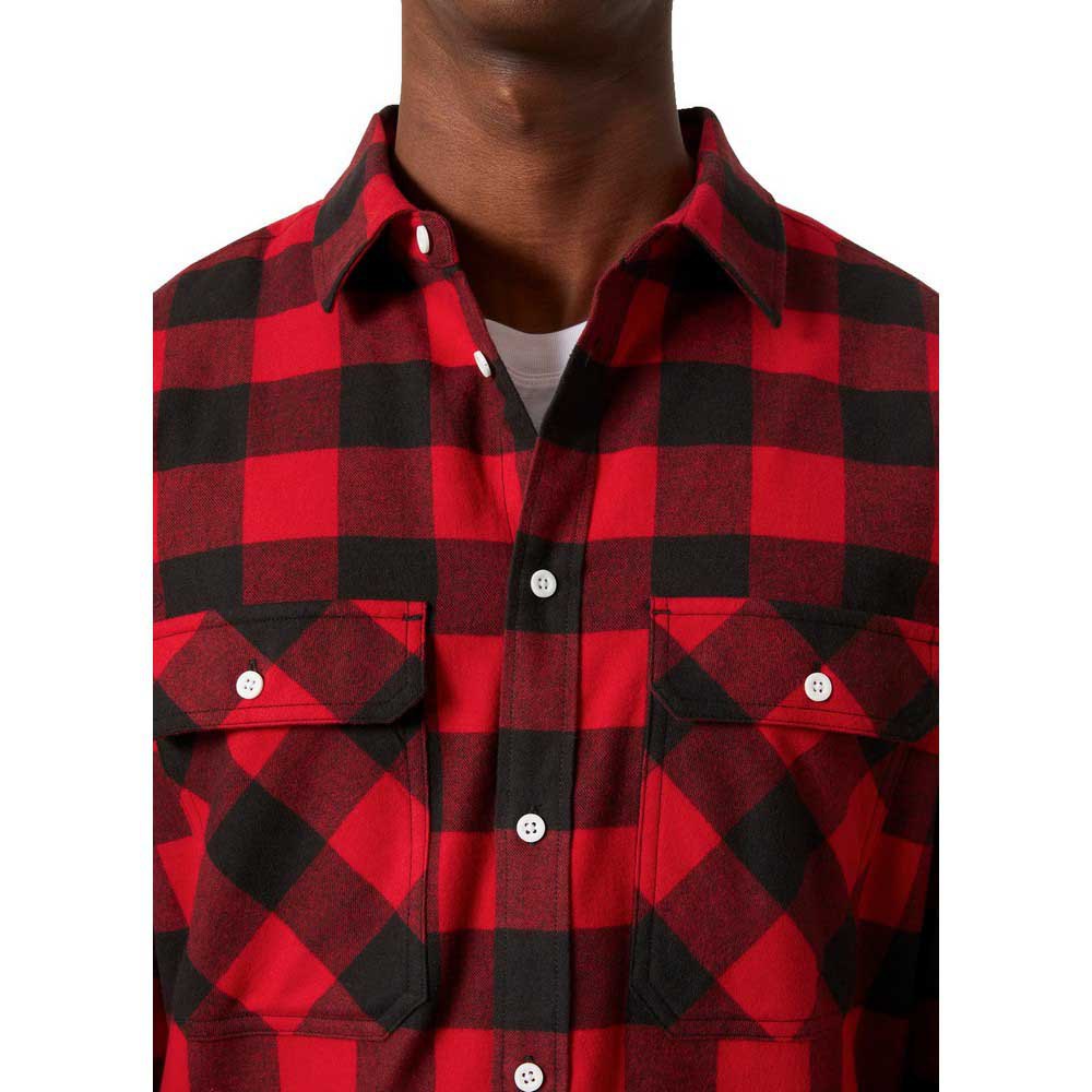 Купить Helly hansen 62731_162-L Футболка Lokka Organic Flannel  Red Buffalo Check L 7ft.ru в интернет магазине Семь Футов