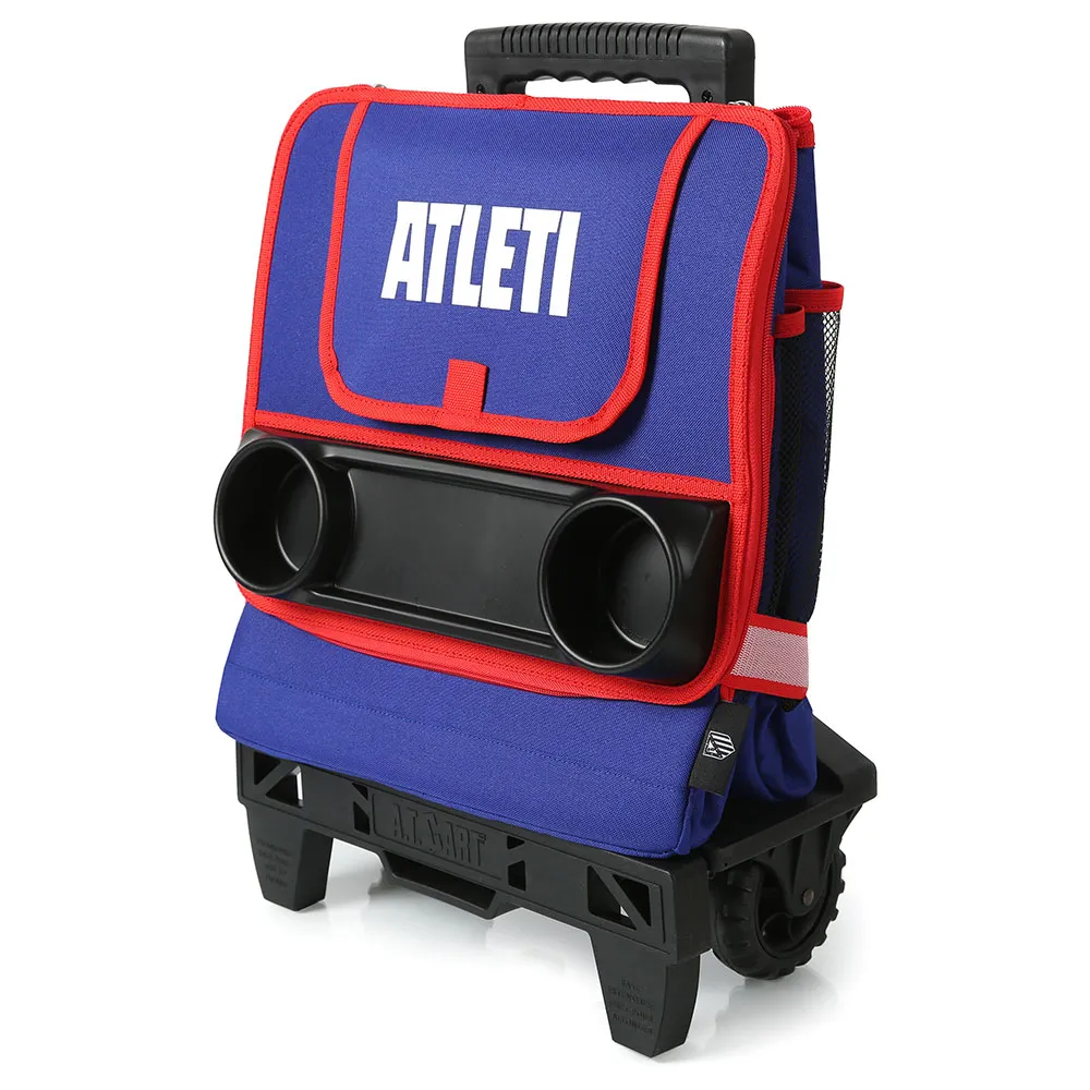 Купить Atletico de madrid azat20240030 Портативный холодильник с тележкой на 50 банок Blue 34x28x35 7ft.ru в интернет магазине Семь Футов
