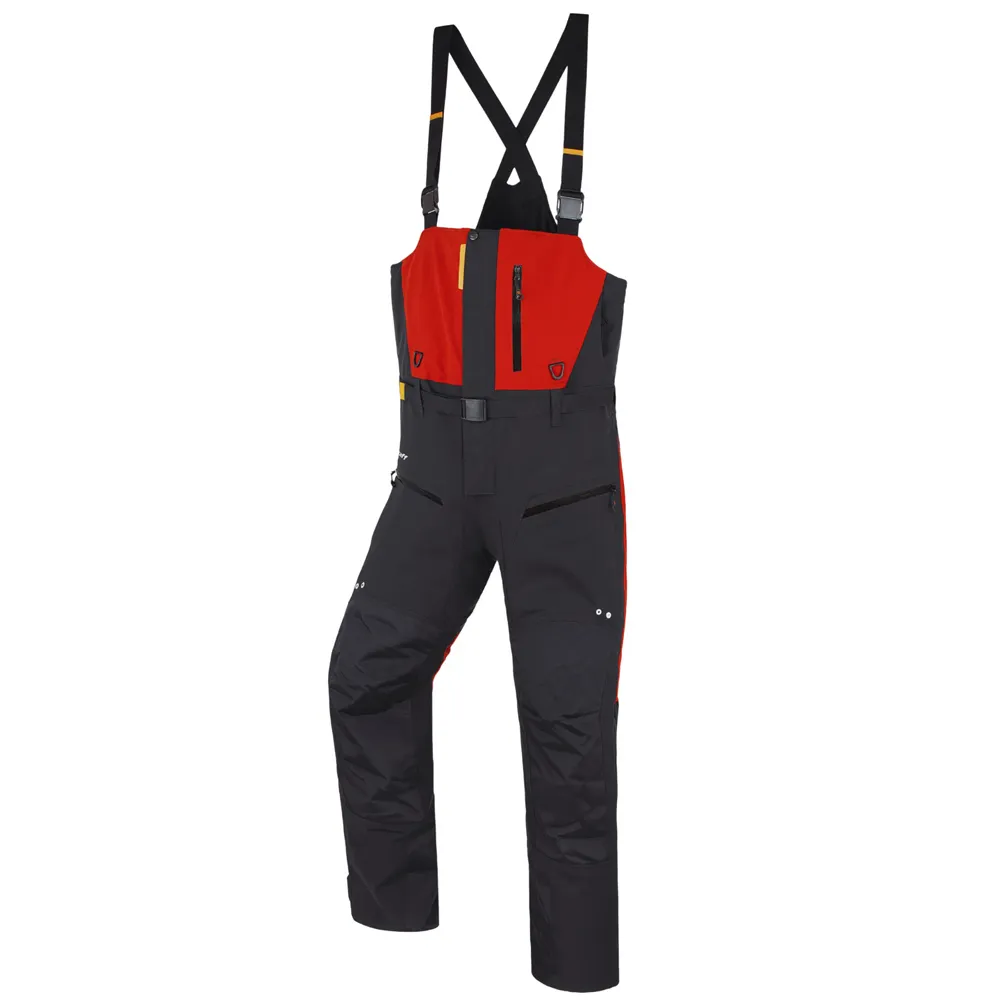 Купить Graff 719-o-b-4-m-176/182 брюки с бретелями Warmguard Winter 719-O-B-4 Black / Red 65x50x5 7ft.ru в интернет магазине Семь Футов