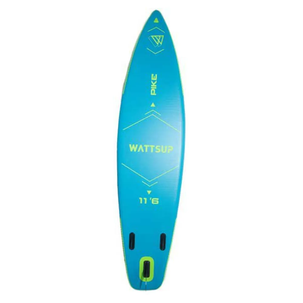 Купить Wattsup pb-wpik116k Надувной комплект для падлбординга Pike Combo 11´6´´ Blue / Lime 84x35x15 350 cm 7ft.ru в интернет магазине Семь Футов