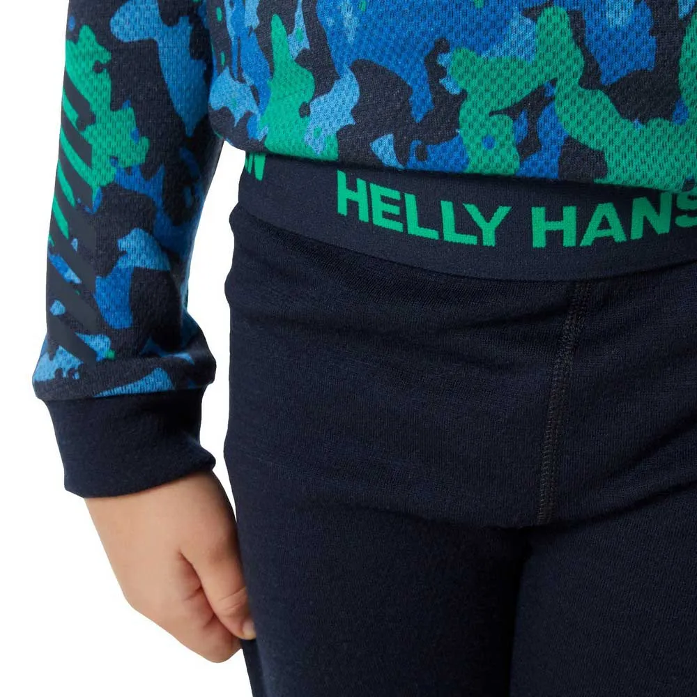 Купить Helly hansen 40525_499-128 Набор базовых слоев Graphic Lifa Merino Green 60x40x40 7-8 Years 7ft.ru в интернет магазине Семь Футов