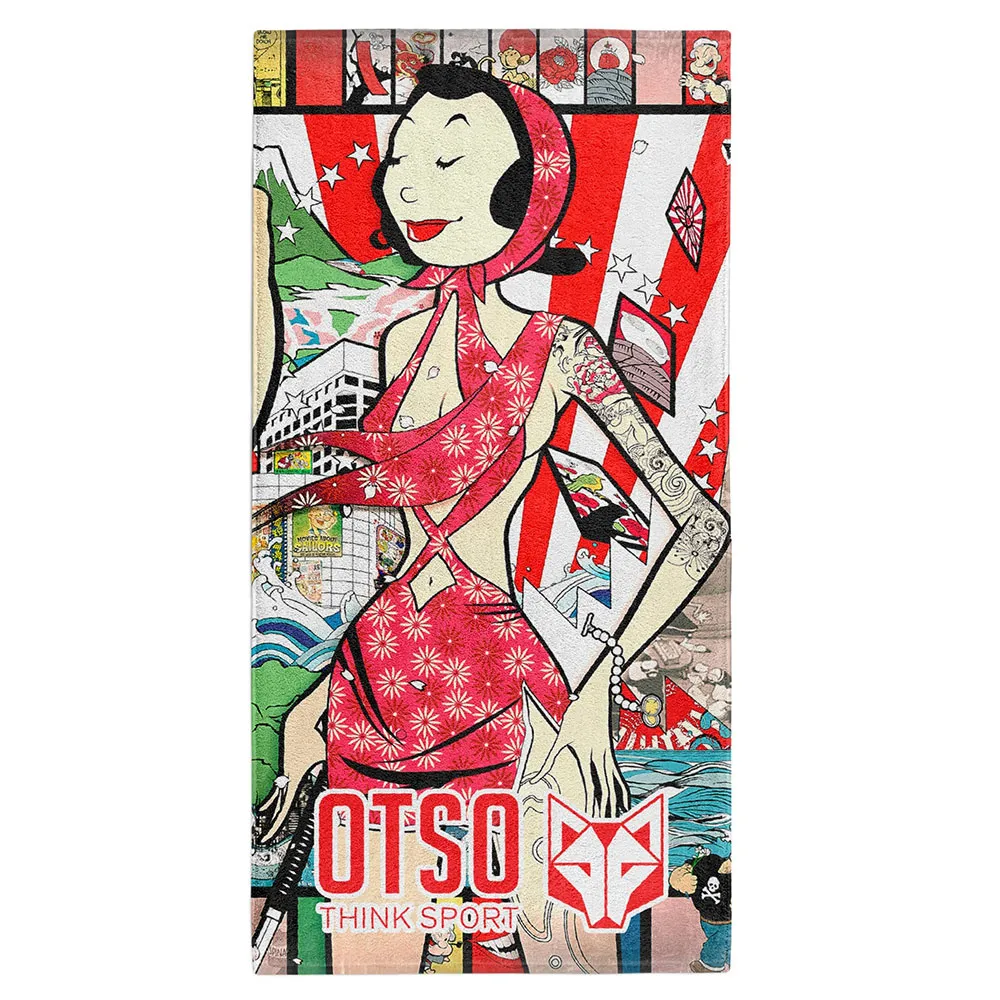 Купить Otso T15075-POPEYEARTSHOW24-USZ Полотенце из микрофибры Popeye Art Show Multicolour 7ft.ru в интернет магазине Семь Футов