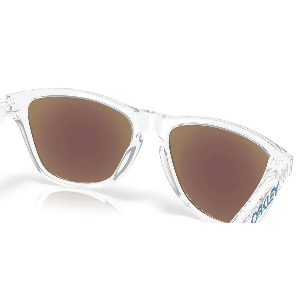 Купить Oakley OO9508-0153 Солнцезащитные очки Frogskins s Polished Clear / Polished Clear Prizm Sapphire/CAT3 7ft.ru в интернет магазине Семь Футов
