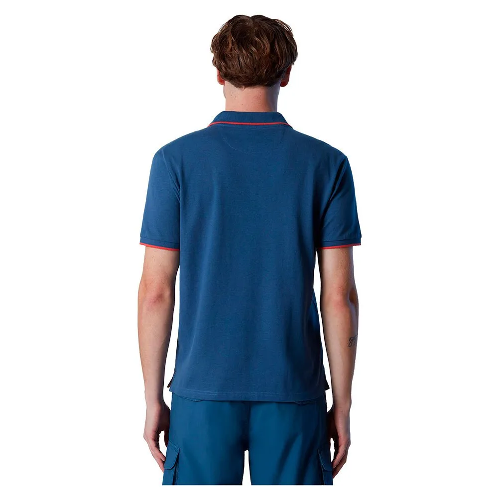 Купить North sails 692397-0787-3XL Поло с короткими рукавами Graphic 692397 Голубой Dark Denim 3XL 7ft.ru в интернет магазине Семь Футов