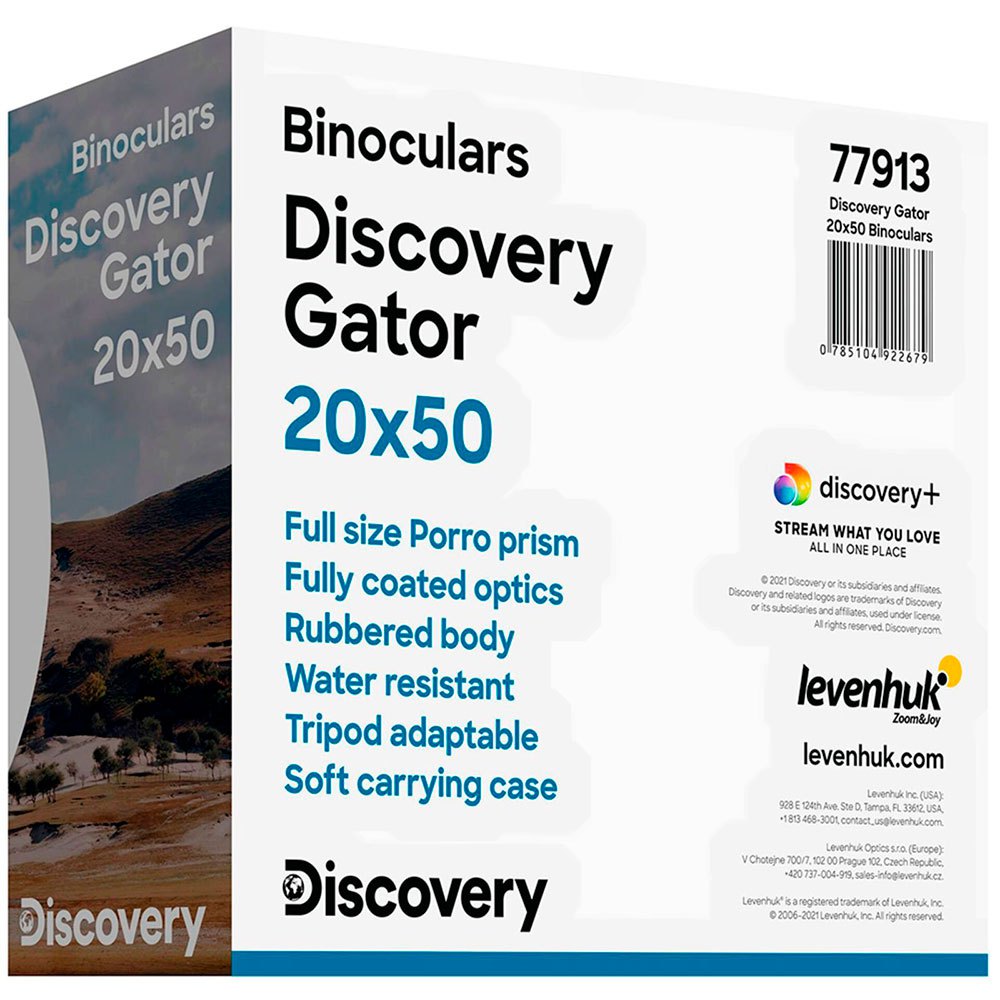 Купить Discovery 77913 Бинокль Gator 20x50 Серебристый Black / Blue 7ft.ru в интернет магазине Семь Футов