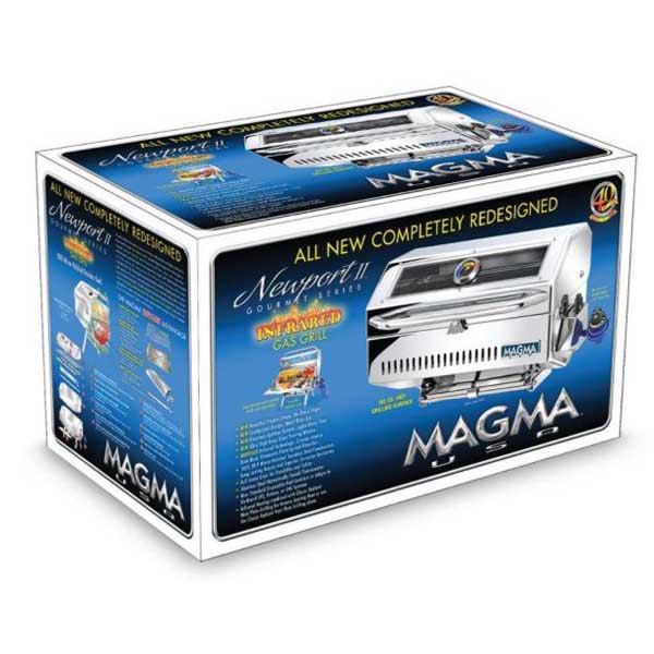 Купить Magma 007251 Newport II 23x46 cm Инфракрасное газовое барбекю Серебристый Silver 7ft.ru в интернет магазине Семь Футов
