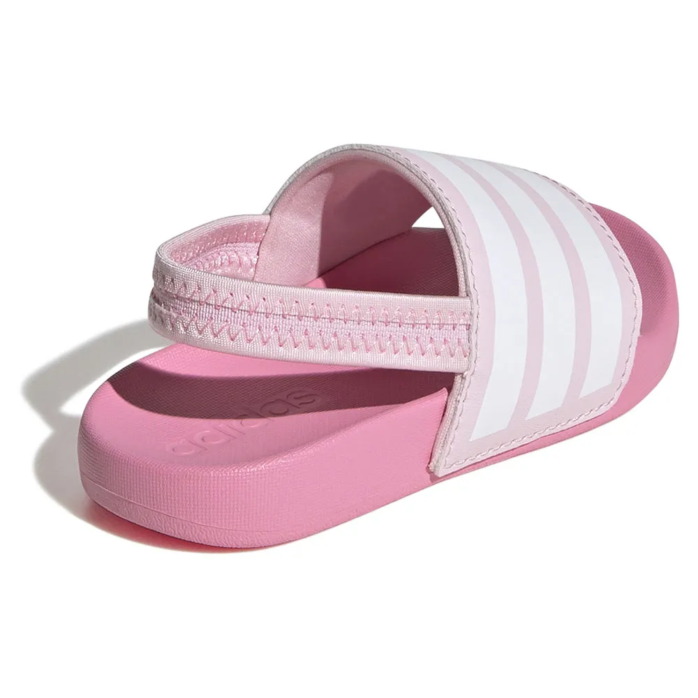 Купить adidas jr5326/26 горки для малышей Adilette Estrap Clear Pink / Cloud White / Bliss Pink 32x20x10 EU 26 7ft.ru в интернет магазине Семь Футов
