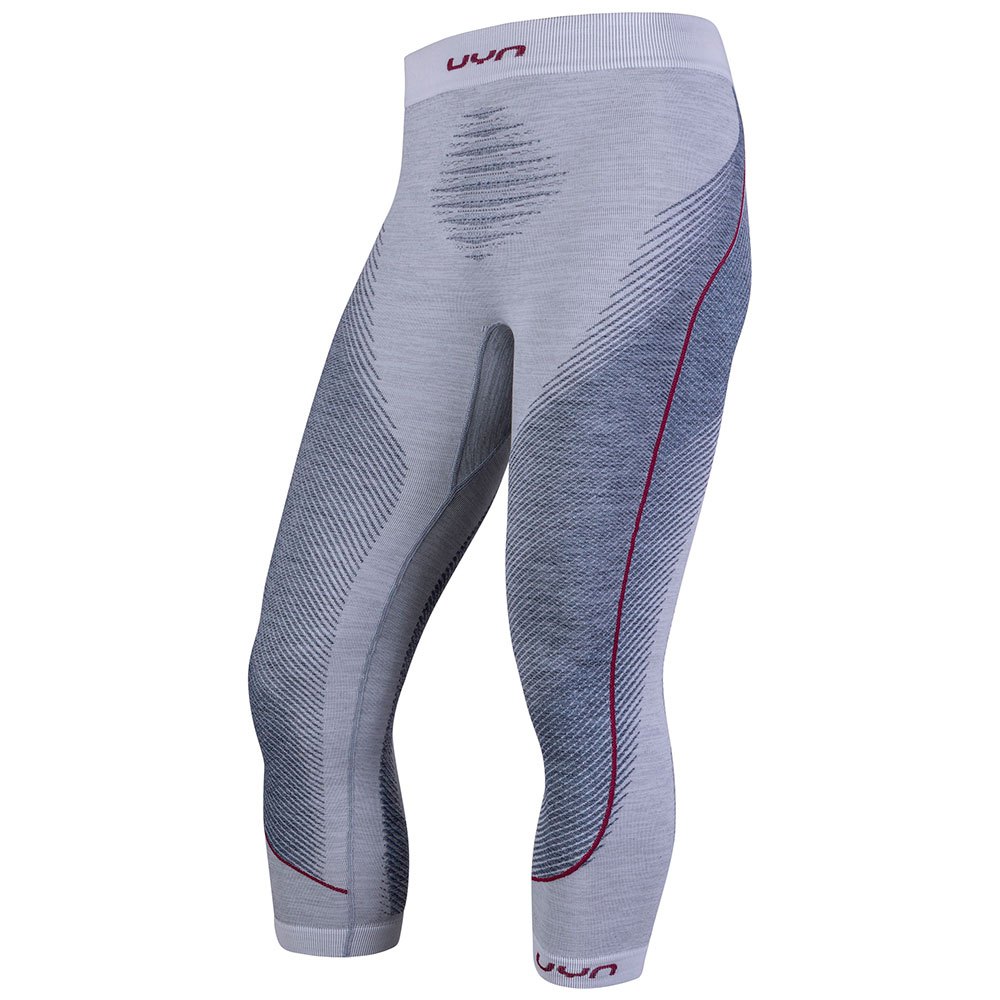 Купить UYN U100054-W351-XXL 3/4-дюймовые базовые штаны Ambityon Серый White Melange / Avio / Bordeaux 2XL 7ft.ru в интернет магазине Семь Футов