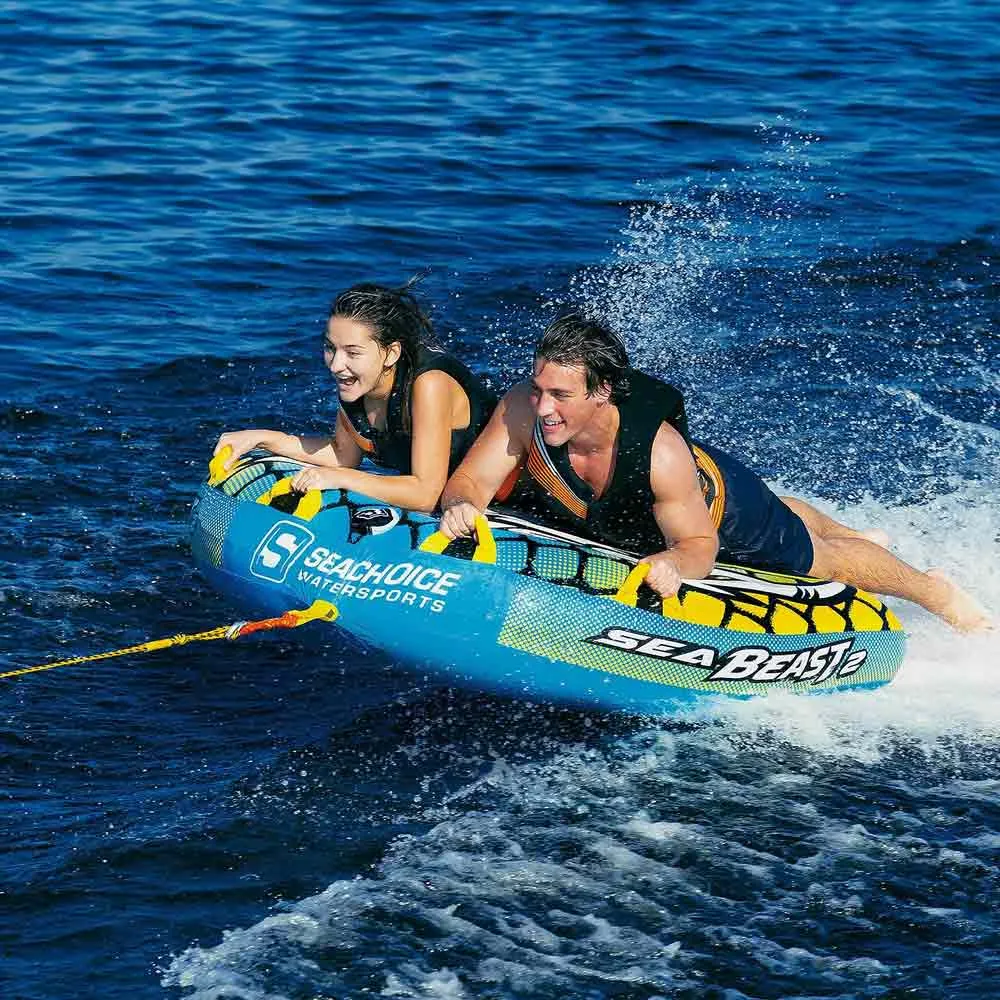 Купить Seachoice 50-99991 буксируемая водная игрушка Sea Beast Yellow 60x48x25 2 Places 7ft.ru в интернет магазине Семь Футов