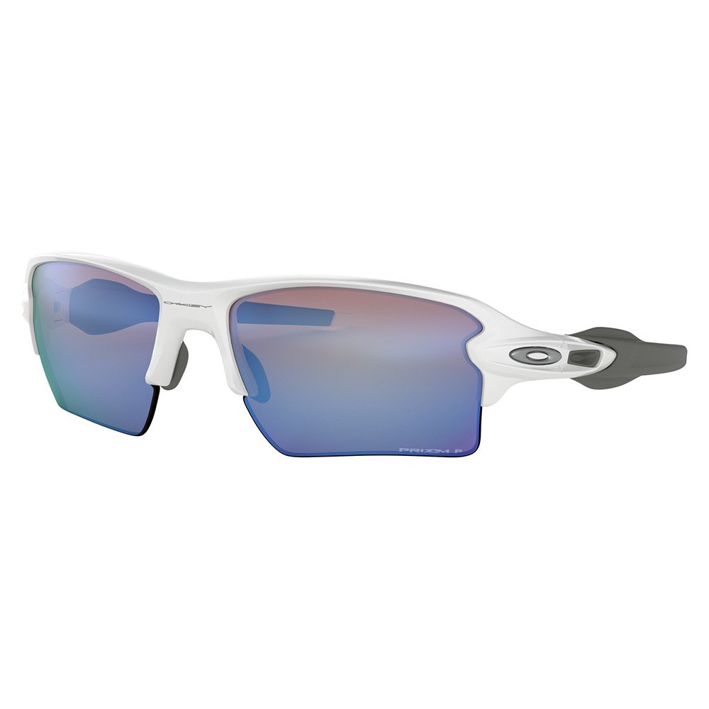 Купить Oakley OO9188-8259 Очки солнцезащитные поляризованные для глубокой воды Flak 2.0 XL Prizm Polished White Prizm Deep Water Polarized/CAT 3 7ft.ru в интернет магазине Семь Футов