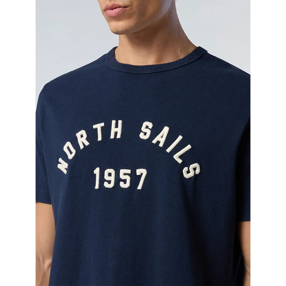 Купить North sails 693047-0802-XXL Футболка с коротким рукавом Graphic 693047 Голубой Navy Blue 2XL 7ft.ru в интернет магазине Семь Футов