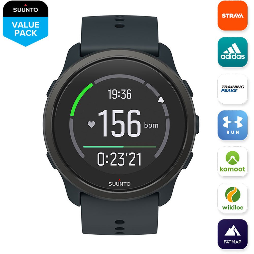 Купить Suunto SS050730000 5 Peak Серый  Cave Green 7ft.ru в интернет магазине Семь Футов