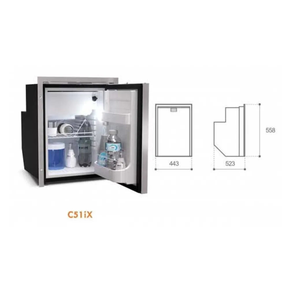 Купить Vitrifrigo 2435017 Холодильник C115 iX OCX2 Silver 80x60x58 793 x 588 x 562 mm 7ft.ru в интернет магазине Семь Футов