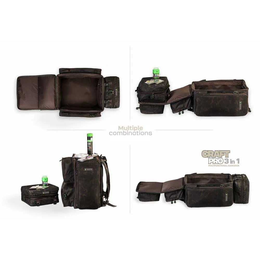 Купить Zfish zf-7814 Рюкзак Craft Pro 3in1 65L Black / Camo 60x52x12 7ft.ru в интернет магазине Семь Футов