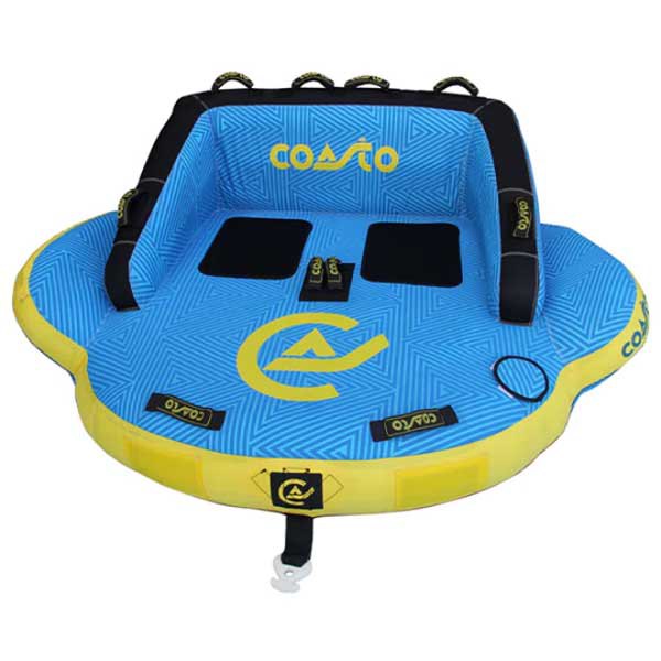 Купить Coasto PB-CBBOXER2 Буксируемый диван Boxer 2P  Blue / Yellow / Black 2 place 7ft.ru в интернет магазине Семь Футов