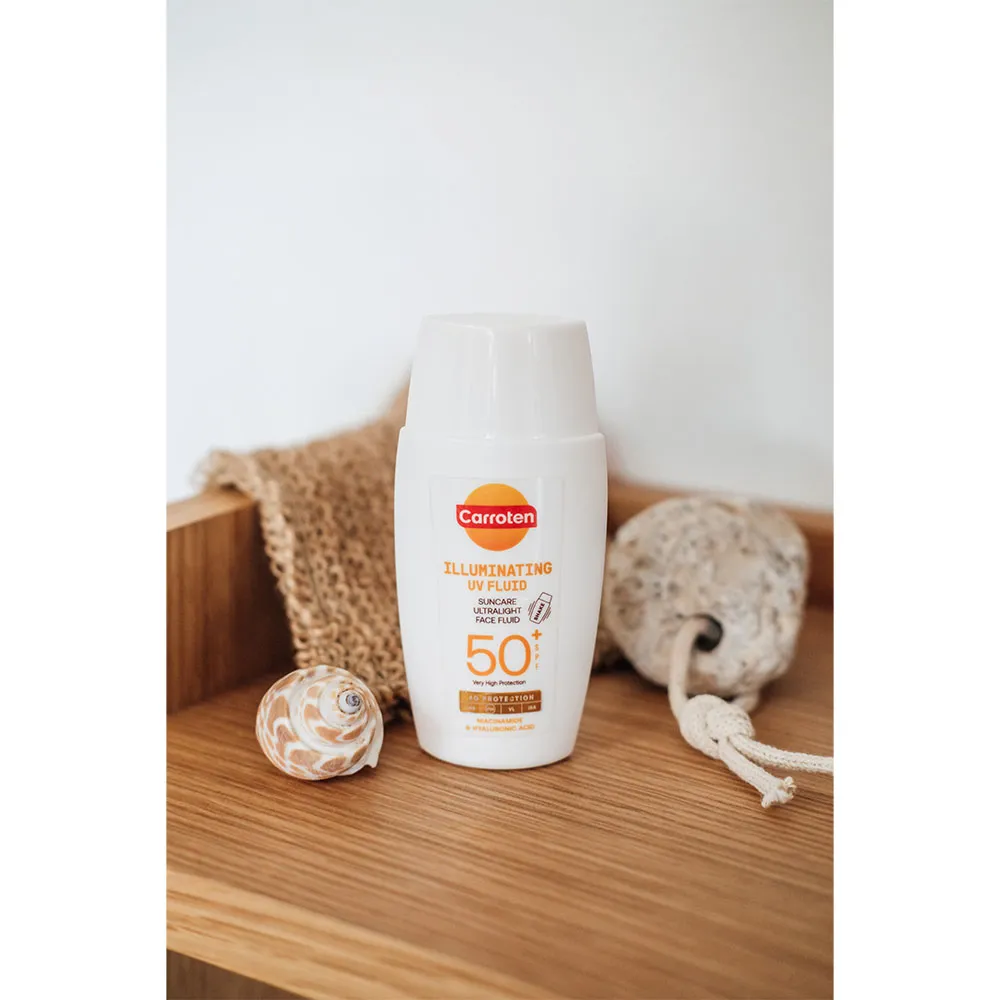 Купить Carroten 1281473 Легкий флюид для лица SPF50+ солнцезащитный крем White 11x10x5 7ft.ru в интернет магазине Семь Футов