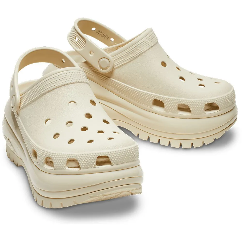 Купить Crocs 207988-2y2-m13 Деревянные башмаки Classic Mega Crush Bone 35x25x15 EU 48 7ft.ru в интернет магазине Семь Футов