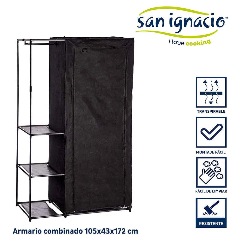 Купить San ignacio SANR368 гардероб для кемпинга X Kipit 105x43 cm Black 7ft.ru в интернет магазине Семь Футов