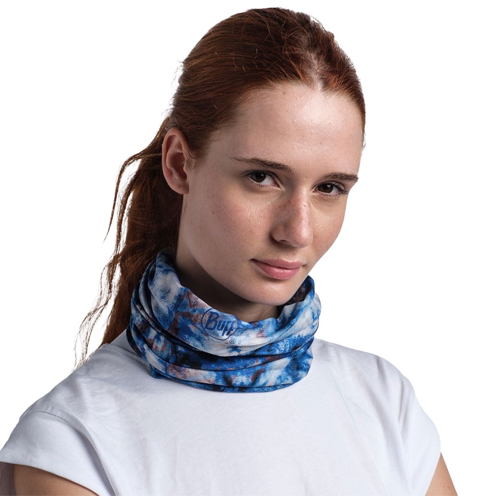 Купить Buff ® 128438.707.10.00 Шарф-хомут Coolnet UV® Голубой  Telblur Blue 7ft.ru в интернет магазине Семь Футов