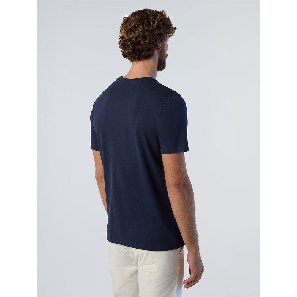 Купить North sails 692970-0802-XS Футболка с коротким рукавом Basic Bollo Голубой Navy Blue XS 7ft.ru в интернет магазине Семь Футов