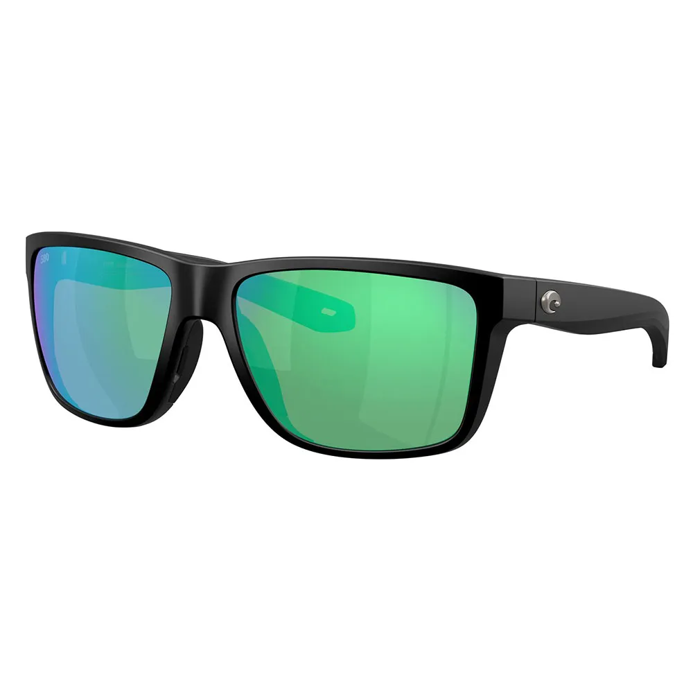 Купить Costa 06S9120-91200258 поляризованные солнцезащитные очки Broadbill ii Matte Black 04 Green Mirror 580G/CAT3 7ft.ru в интернет магазине Семь Футов