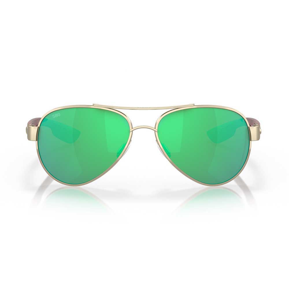 Купить Costa 06S4006-40062256 Зеркальные поляризованные солнцезащитные очки Loreto Rose Gold Green Mirror 580G/CAT2 7ft.ru в интернет магазине Семь Футов