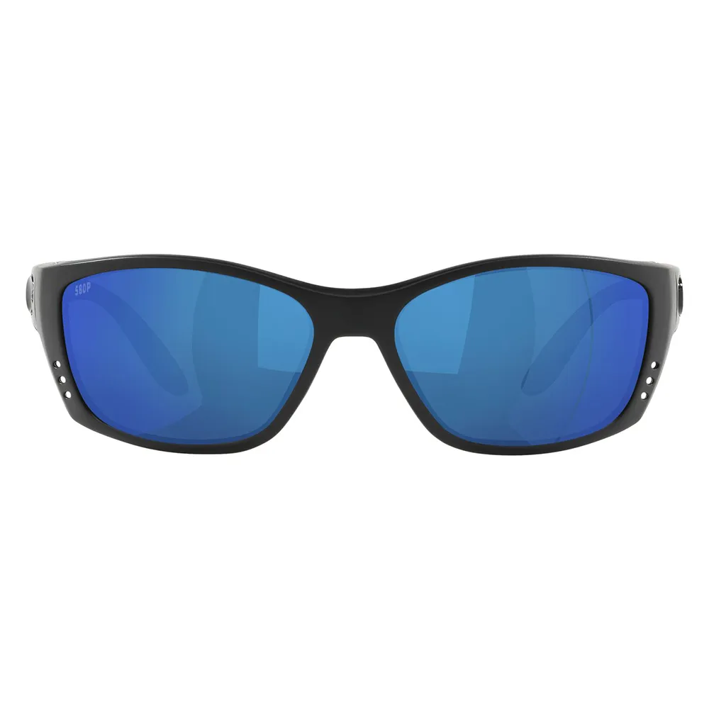 Купить Costa 06S7003-00030464 Fisch Readers Polarized Sunglasses  11 Matte Black 8 Blue Mirror 580P C-Mate +2.00/CAT3 7ft.ru в интернет магазине Семь Футов