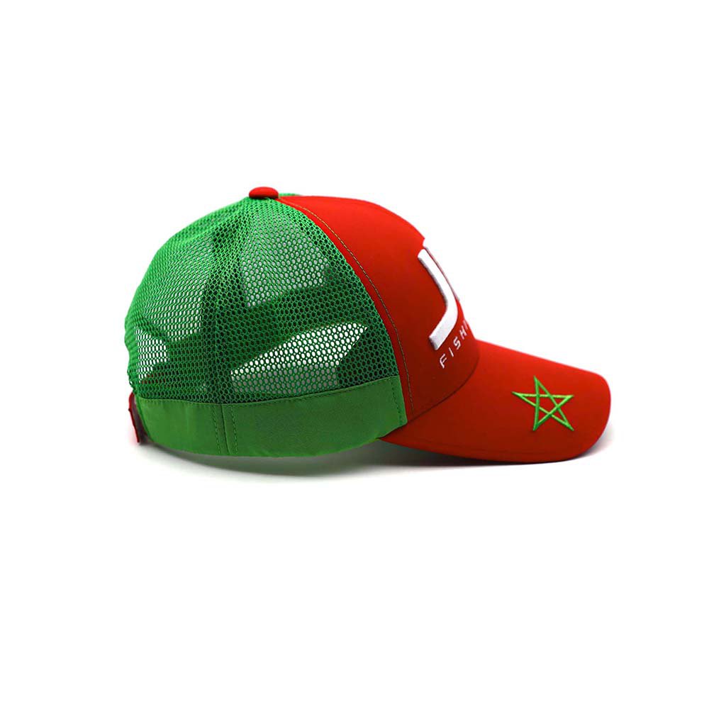 Купить JLC COJLCGMOM Кепка Fishing Wear Marruecos Красный  Red / Green 7ft.ru в интернет магазине Семь Футов