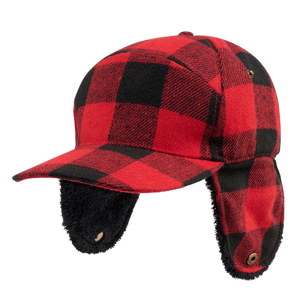 Купить Brandit 7010-41-OS Кепка Lumberjack Winter Красный  Red / Black 7ft.ru в интернет магазине Семь Футов