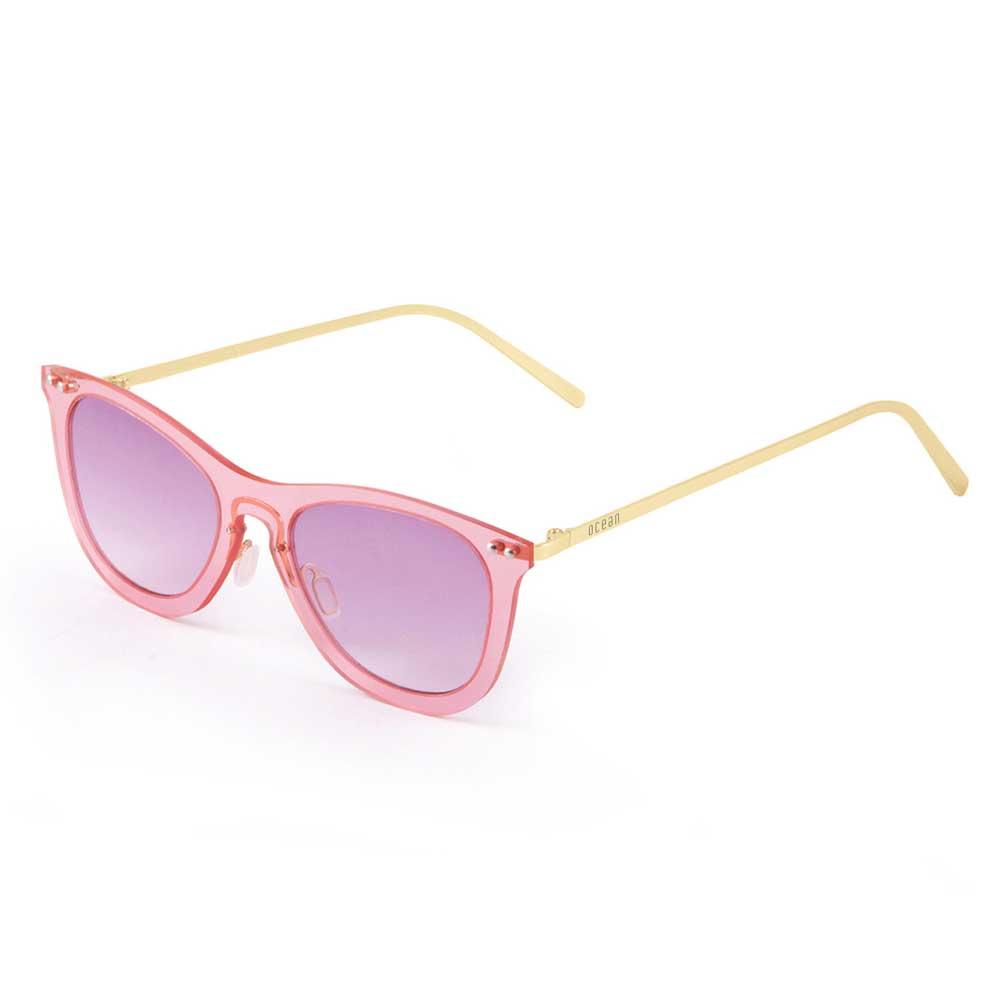 Купить Ocean sunglasses 23.12 поляризованные солнцезащитные очки Genova Transparent Gradient Violet Transparent Pink / Metal Gold Temple/CAT2 7ft.ru в интернет магазине Семь Футов