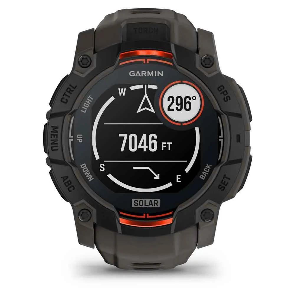 Купить Garmin 010-02935-00 Часы Instinct 3 50 mm Solar Черный  Black / Carbon 7ft.ru в интернет магазине Семь Футов