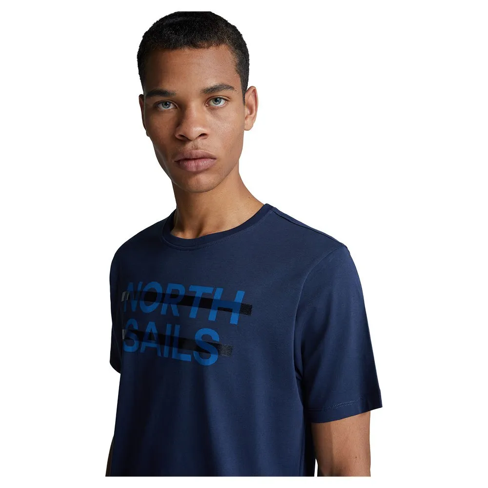 Купить North sails 692755-0802-L Футболка с коротким рукавом Organic Jersey Голубой Navy Blue L 7ft.ru в интернет магазине Семь Футов