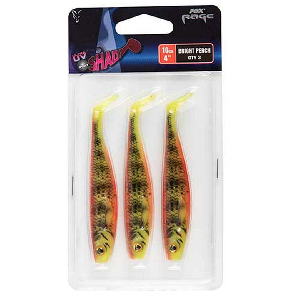 Купить Fox rage NPS064 Pro Shad Мягкая приманка 180 mm  UV Bright Perch 7ft.ru в интернет магазине Семь Футов