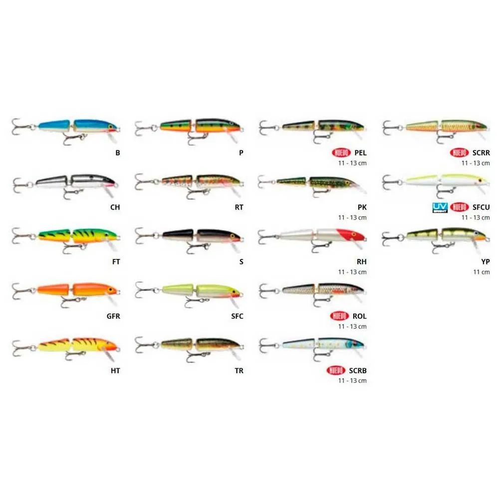 Купить Rapala RA5822133 Шарнирный гольян 110 Mm 9g Многоцветный ROL 7ft.ru в интернет магазине Семь Футов