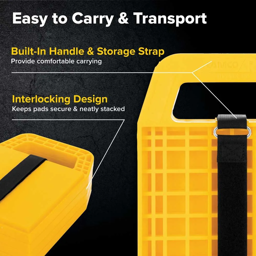 Купить Camco 17-44595 пятая стабилизирующая подкладка 4 Единицы Yellow 23x8x8 7ft.ru в интернет магазине Семь Футов