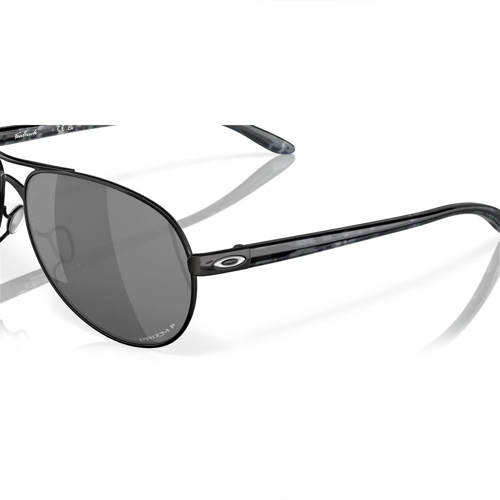 Купить Oakley OO4079-3459-59 поляризованные солнцезащитные очки Feedback Polished Black Prizm Black Polarized/CAT3 7ft.ru в интернет магазине Семь Футов