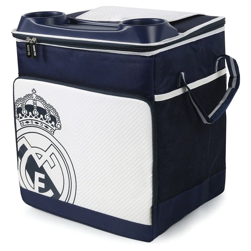 Купить Real madrid AZRM10005783-UNIT Передвижной холодильник 34.00x27.9x35.1 cm Голубой White / Blue 7ft.ru в интернет магазине Семь Футов